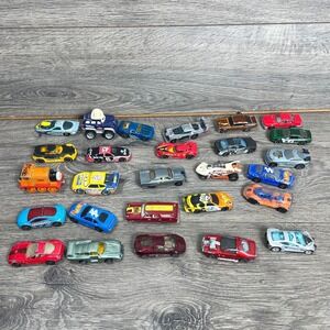 Lot‎ of 26 Toy Cars Metal Plastic Modern Vintage Sports Muscle Hot Wheels Resale